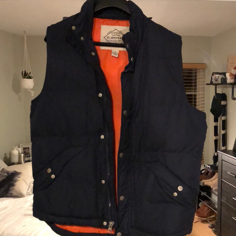 Navy Blue St. John’s Bay Puffer Vest